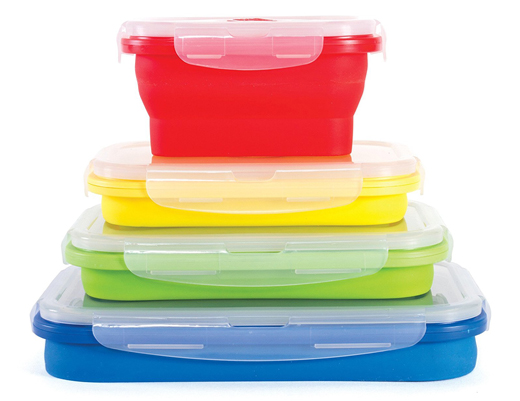 Silicone folding box