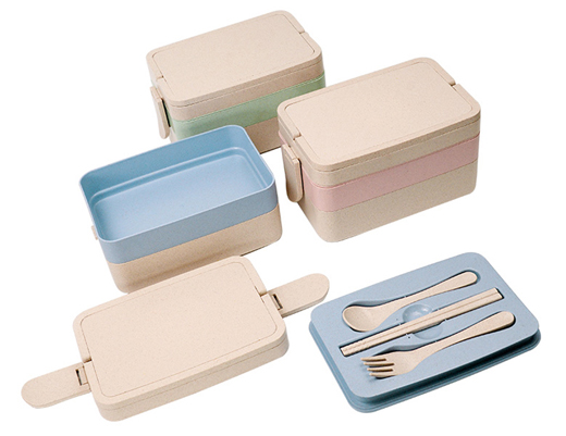 Wheat straw lunch box